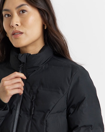 Snowdonia Black Showerproof Short Coat