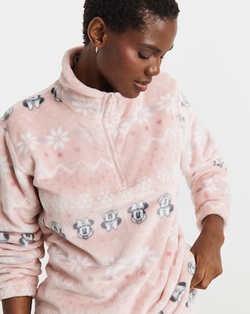 Mickey Mouse Christmas Fleece Pyjama Lounge Set