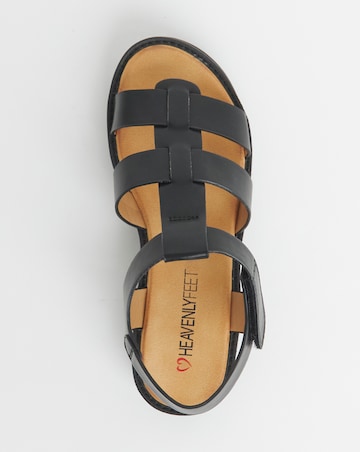 Heavenly Feet Nature Fisherman Sandals Ex Wide Fit