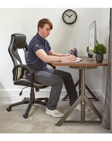 X Rocker Maverick Office Gaming Chair - Black/White