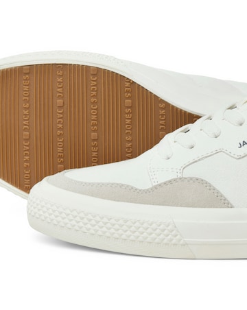 Jack & Jones Faux Leather Logo Trainers - White/Navy