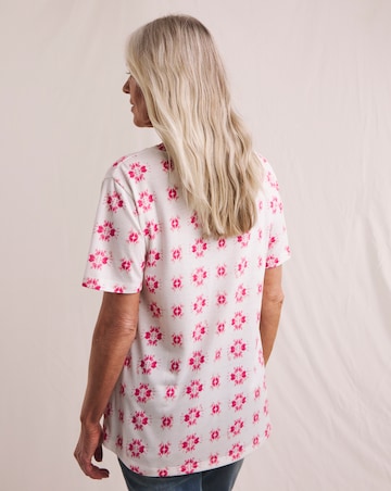 Julipa V Neck Printed T-Shirt