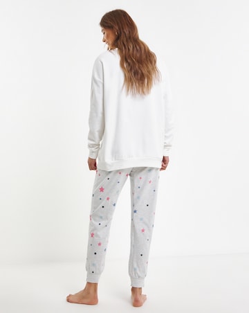 Stitch Sweatshirt Pyjama Set
