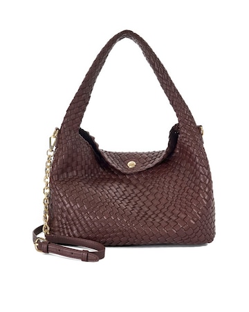 Dune Deliberate Woven Shoulder Bag