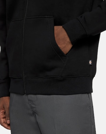 Dickies Oakport Zip Through Hoodie - Black