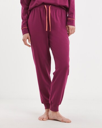 Joe Browns Jersey Lounge Jogger Plum