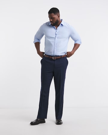 Wool Blend Regular Fit Suit Trouser