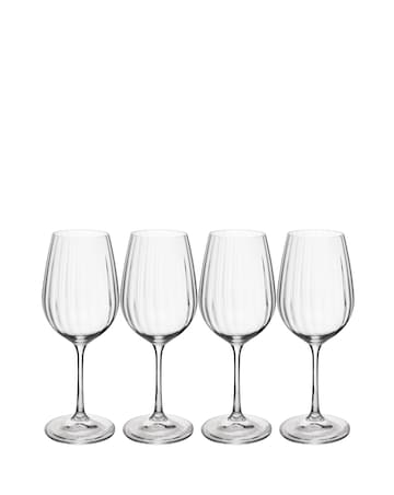 Mikasa Treviso Set of 4 White Wine Glasses