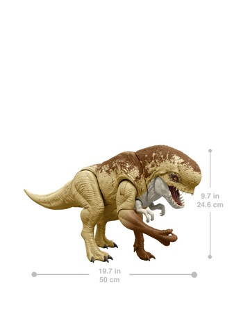 Jurassic World Rebirth Rumble 'n Rampage Dinosaur Action Figure Distortus Rex