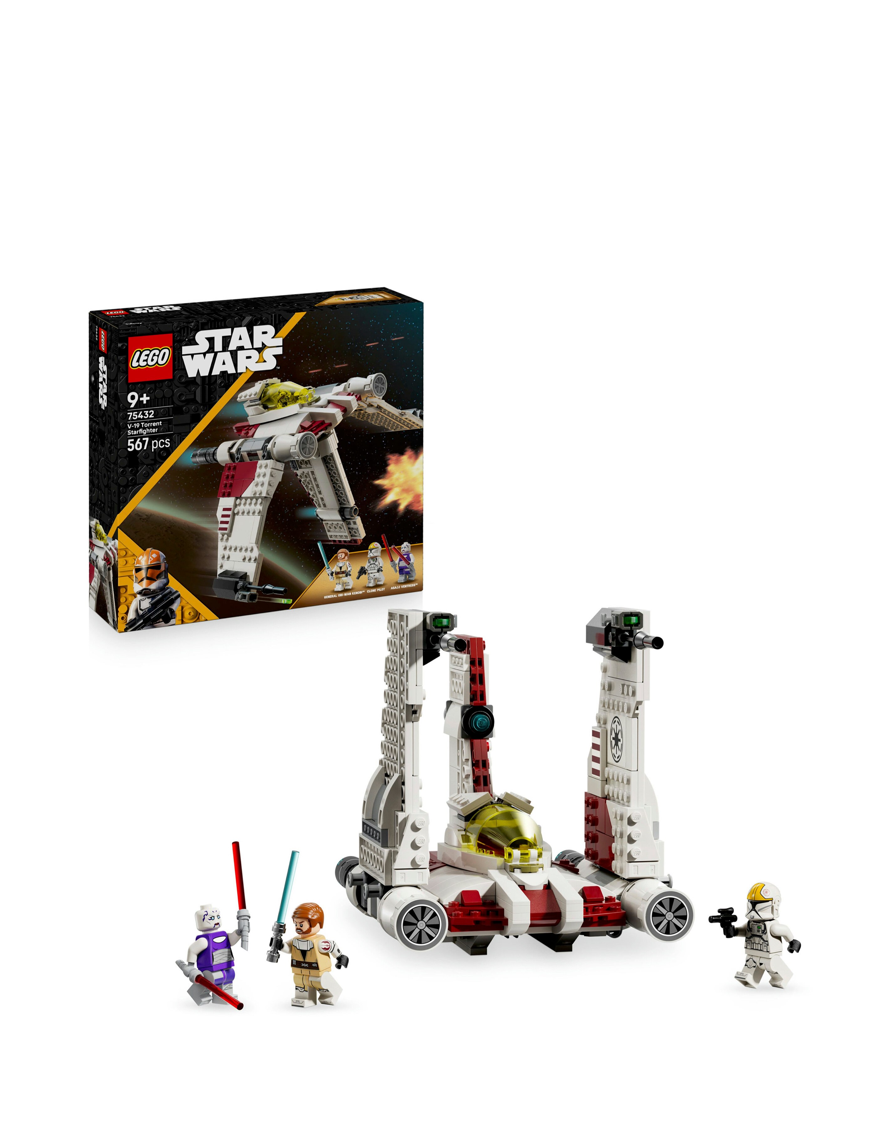 LEGO Star Wars: The Clone Wars V-19 Torrent Starfighter, Vehicle Set 75432