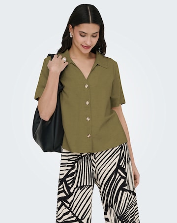 JdY Milan Linen S/S Shirt