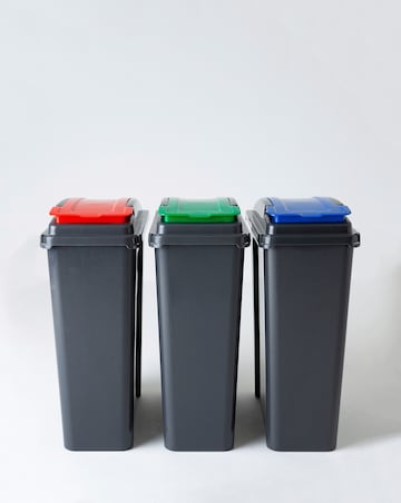 Wham Set of 3 Recylce It 25L Slimline Bins
