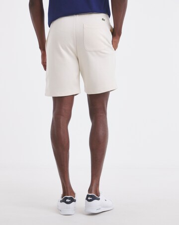 Lacoste Tennis Logo Sweat Short - Off White
