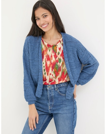 FatFace Anna Ikat Tape Cardigan