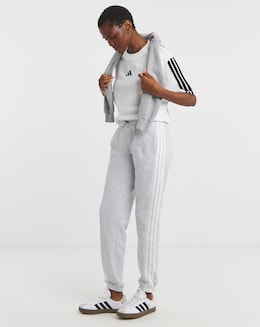 Adidas 3 Stripe Cuffed Jogger