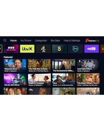 TCL 75In 75RC650K Roku TV Smart 4K Ultra HD HDR QLED TV