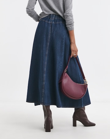 Denim Full Circle Skirt