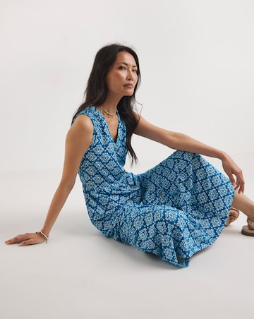 Julipa Button Down Jersey Dress