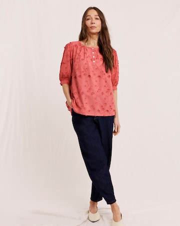 Julipa Textured Floral Blouse