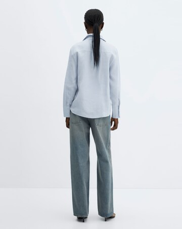 Mango Pure Linen Button Up Shirt