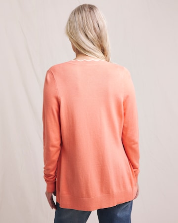 Julipa Scalloped Button Down Cardigan