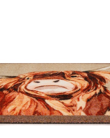 My Mat Nylon Indoor Pattern Highland Cow Doormat