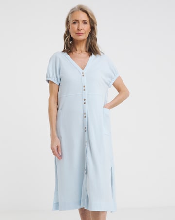 Julipa Linen Mix Jersey Pocket Dress