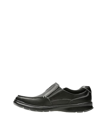 Clarks Cotrell Leather Shoe - Black