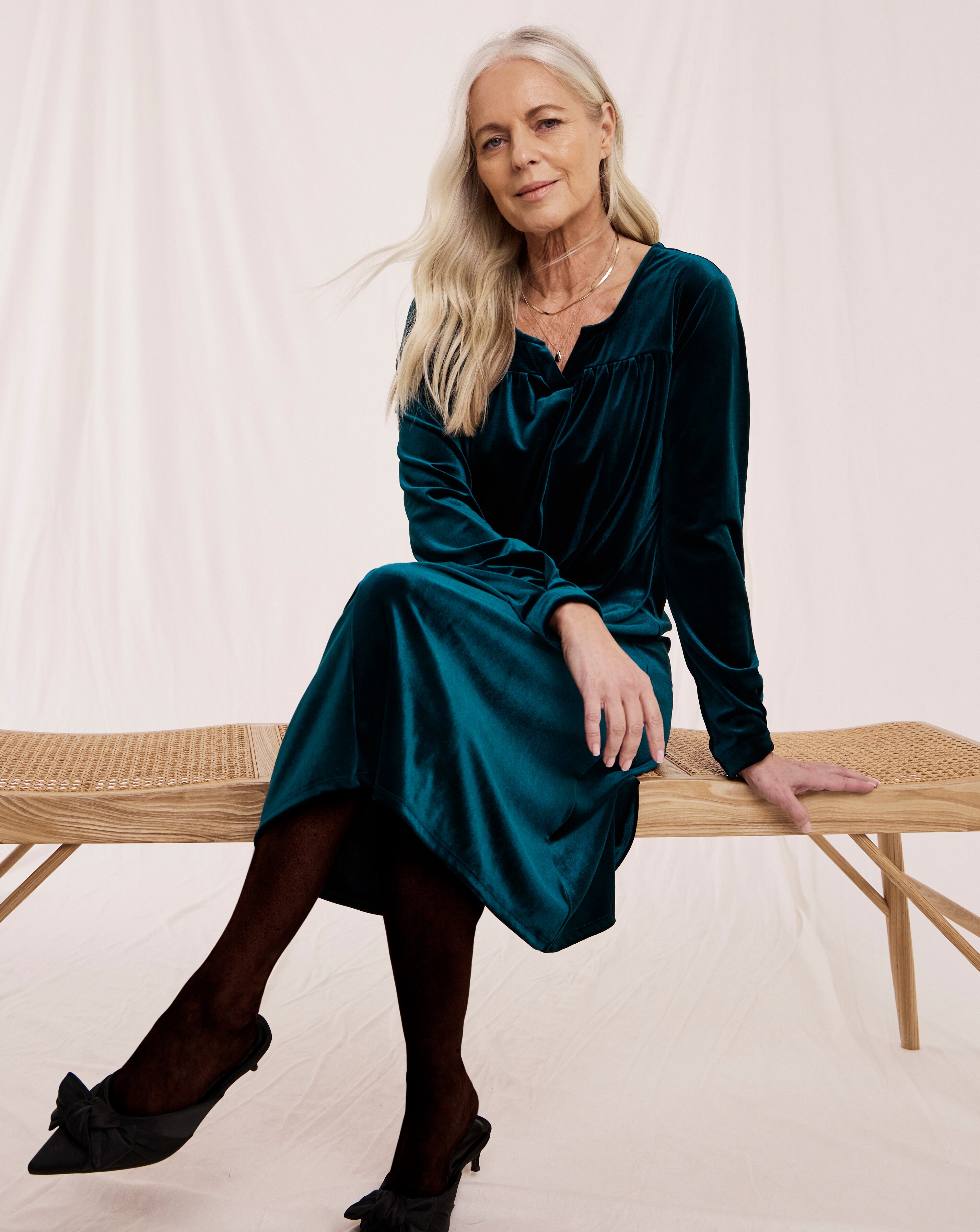 Julipa Velvet Shift Dress | JD Williams