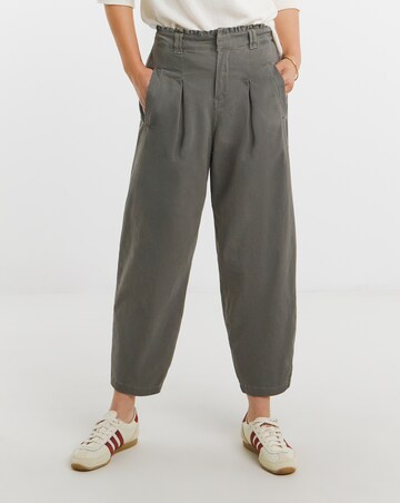 Pleat Front Cotton Chino