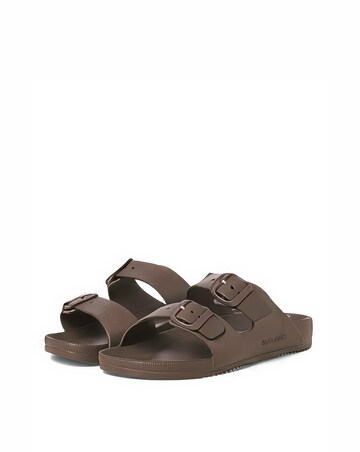 Jack & Jones Croxton Moulded Sandal - Coffee