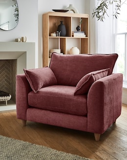 Harlequin Chenille Snuggle Chair