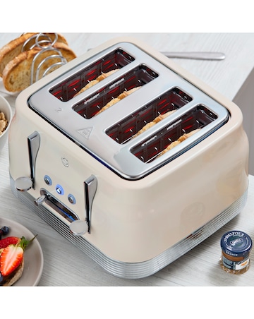 Swan Retro 1.7L Kettle + 4 Slice Toaster + 4.5L Air Fryer