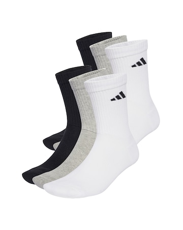 adidas Logo 6 Pack Socks