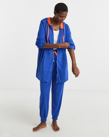 Joe Browns Longline Zip Up Lounge Hoodie