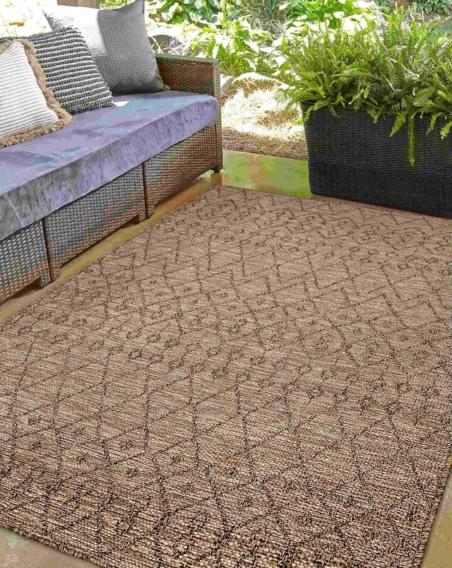 Indoor and Outdoor Natural Finish Culture Rug