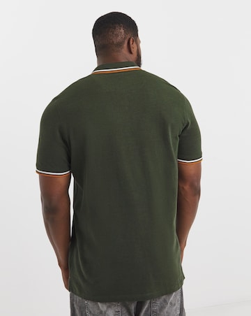 Jack & Jones Premium Paulos Tipped Polo - Green