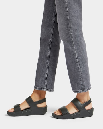 Fitflop Black Lulu Adjustable Leather