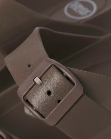 Jack & Jones Croxton Moulded Sandal - Coffee