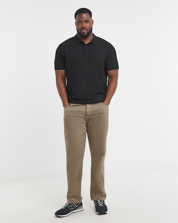 Jack & Jones Austin Waffle Polo - Black