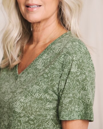 Julipa V Neck Printed T-Shirt