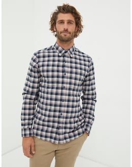 FatFace Benton Long Sleeve Check Shirt