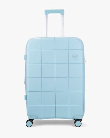 Rock Pixel Medium Suitcase - Pastel Blue