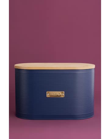 Typhoon Otto 4 Piece Bread Bin and Canister Navy Storage Set