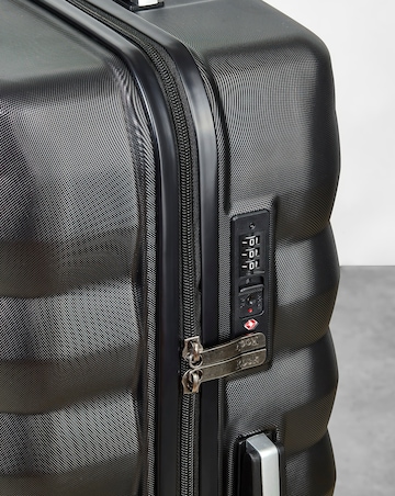 Rock Berlin 3pc Suitcase Set - Black