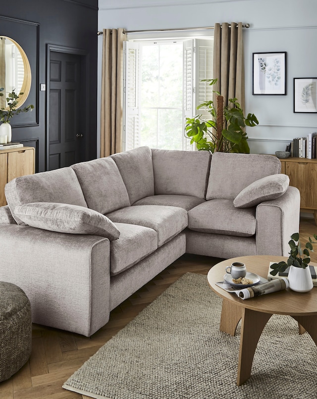 Hunter Chenille Right Hand Corner Sofa