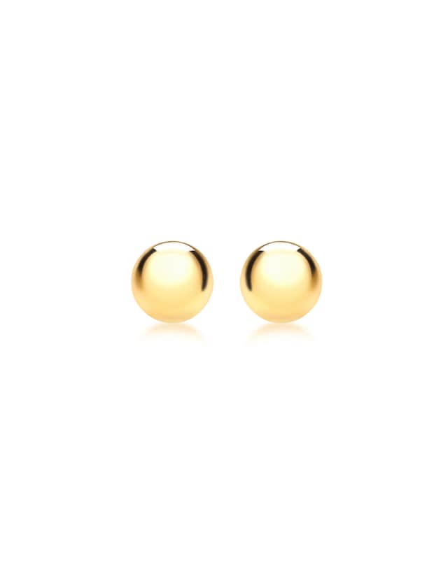 9 Carat Gold Small Ball Stud Earrings