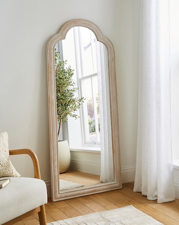 Julipa Whitewash Leaner Mirror