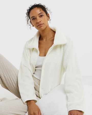 Pretty Secrets Fleece Zip Through Snuggle Top