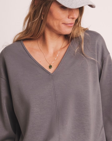 Anthology V Seam Detail Modal Sweat